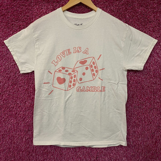 Junk Food Clothing "Love's a Gamble" Graphic T-Shirt Small