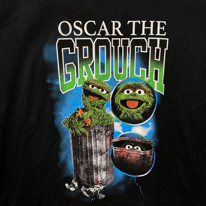 Sesame Street Oscar The Grouch Retro Graphic T-Shirt 2XL