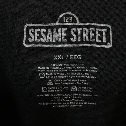 Sesame Street Oscar The Grouch Retro Graphic T-Shirt 2XL