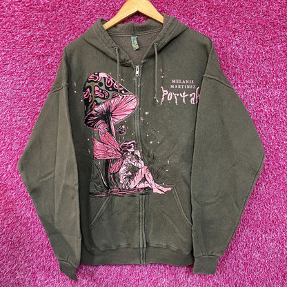 Melanie Martinez Portals Mushroom Fairy Hoodie Zip Up Size XL