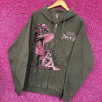 Melanie Martinez Portals Mushroom Fairy Hoodie Zip Up Size XL