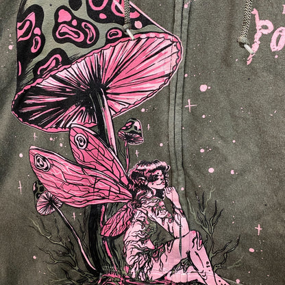 Melanie Martinez Portals Mushroom Fairy Hoodie Zip Up Size XL