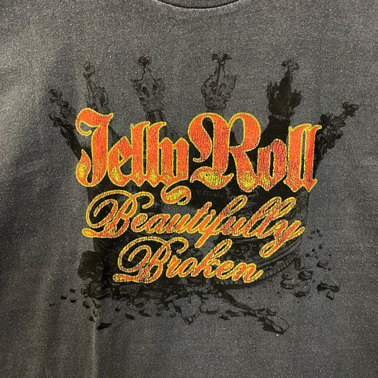 Jelly Roll Beautifully Broken Graphic Album T-shirt medium