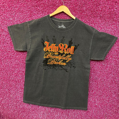Jelly Roll Beautifully Broken Graphic Album T-shirt medium
