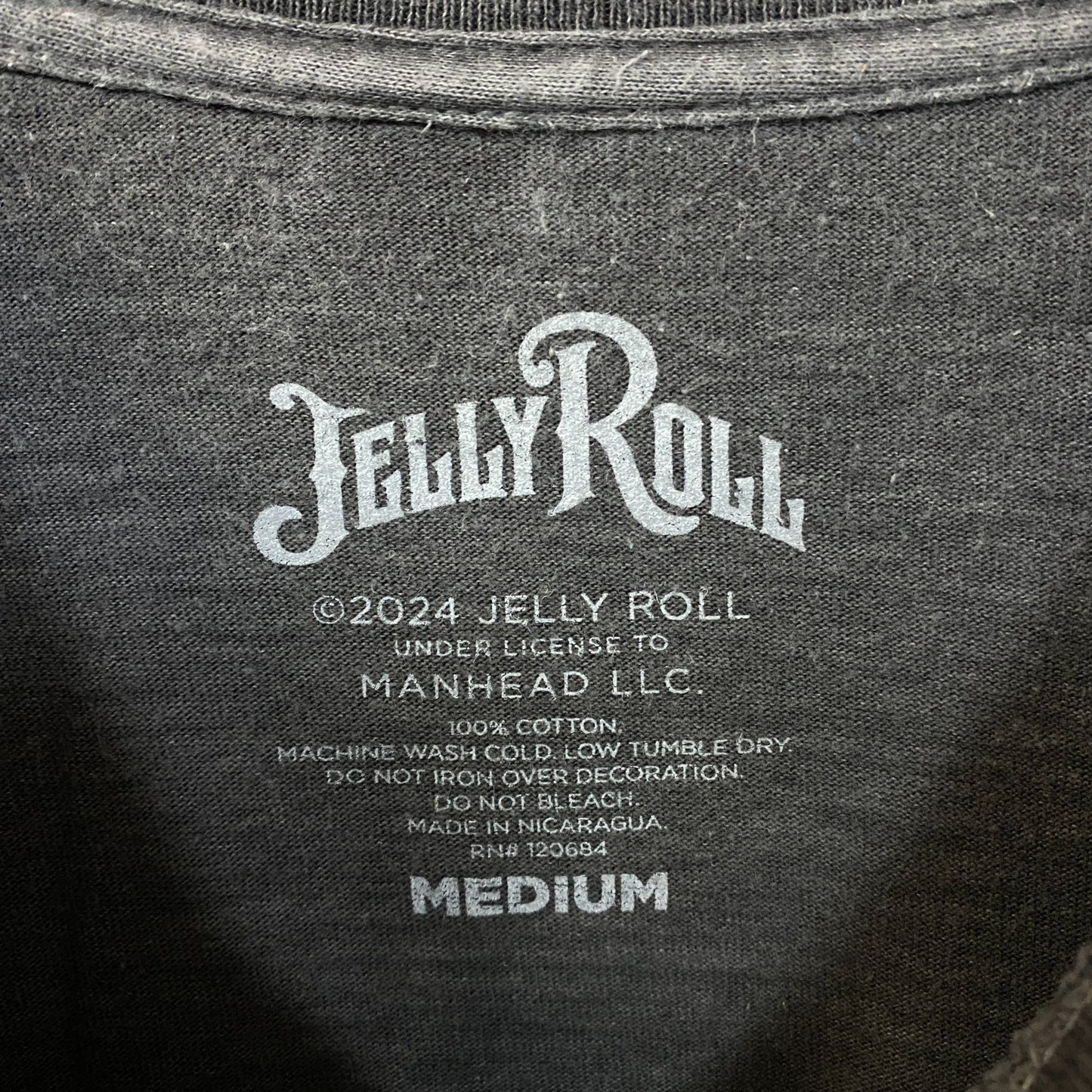 Jelly Roll Beautifully Broken Graphic Album T-shirt medium