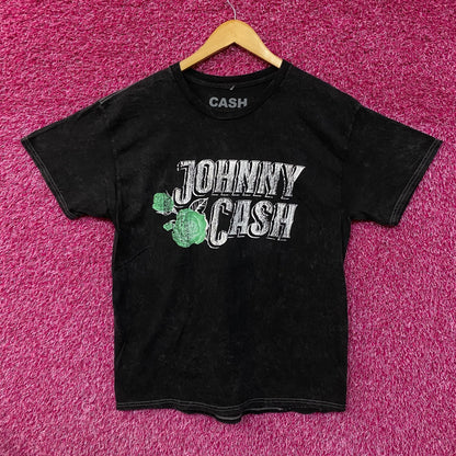 Johnny Cash Hat Mineral wash Tshirt size large
