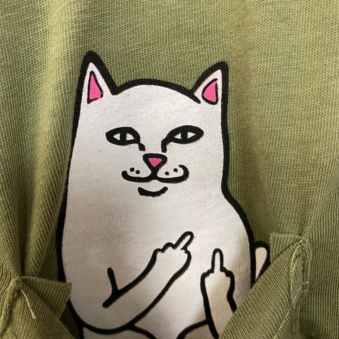 RIPNDIP Lord Nermal Pocket Green T-Shirt Small
