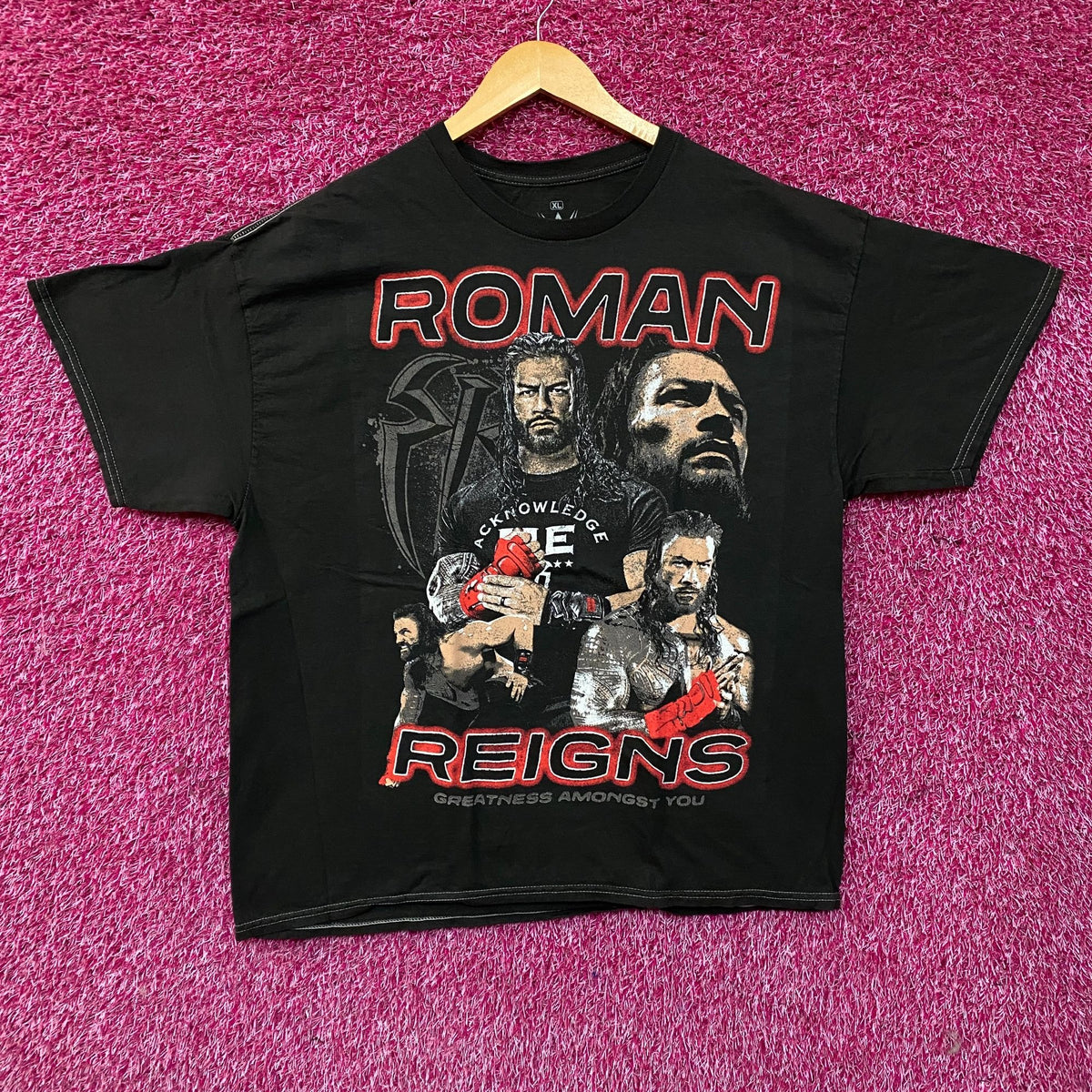 WWE Roman Reigns "Greatness Amongst You" Graphic T-Shirt XL