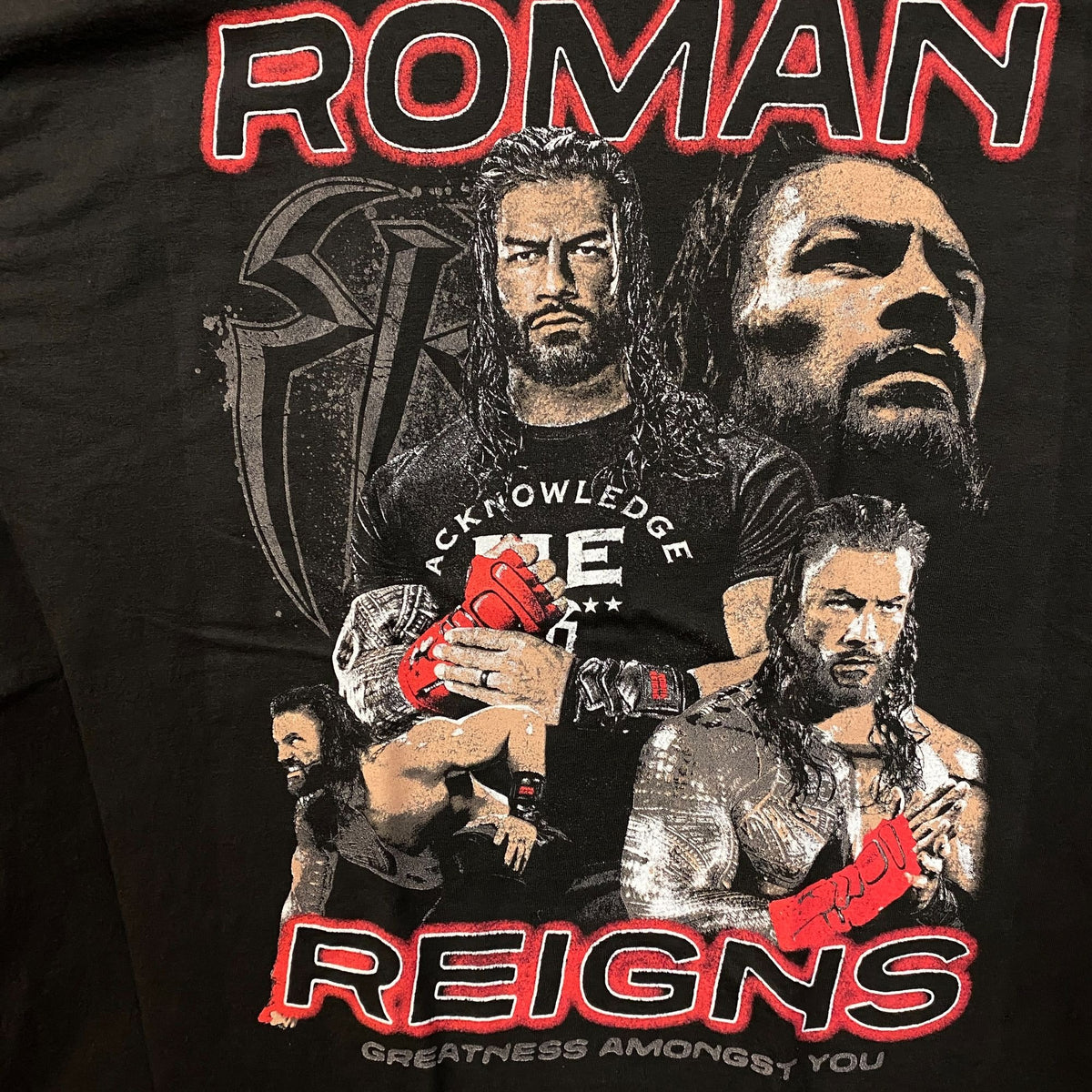 WWE Roman Reigns "Greatness Amongst You" Graphic T-Shirt XL
