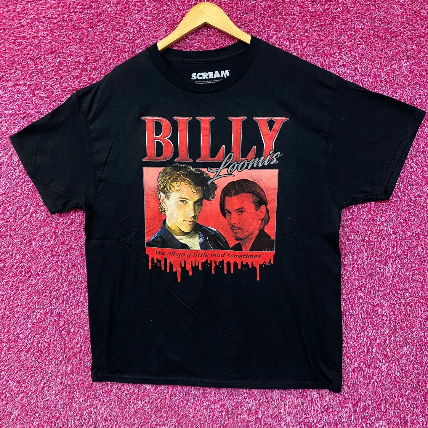 Scream Billy Loomis Horror Movie Classic T-Shirt XL