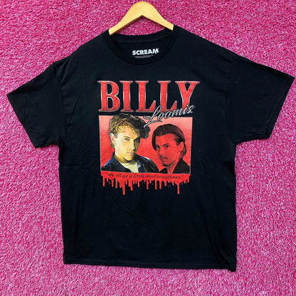 Scream Billy Loomis Horror Movie Classic T-Shirt XL