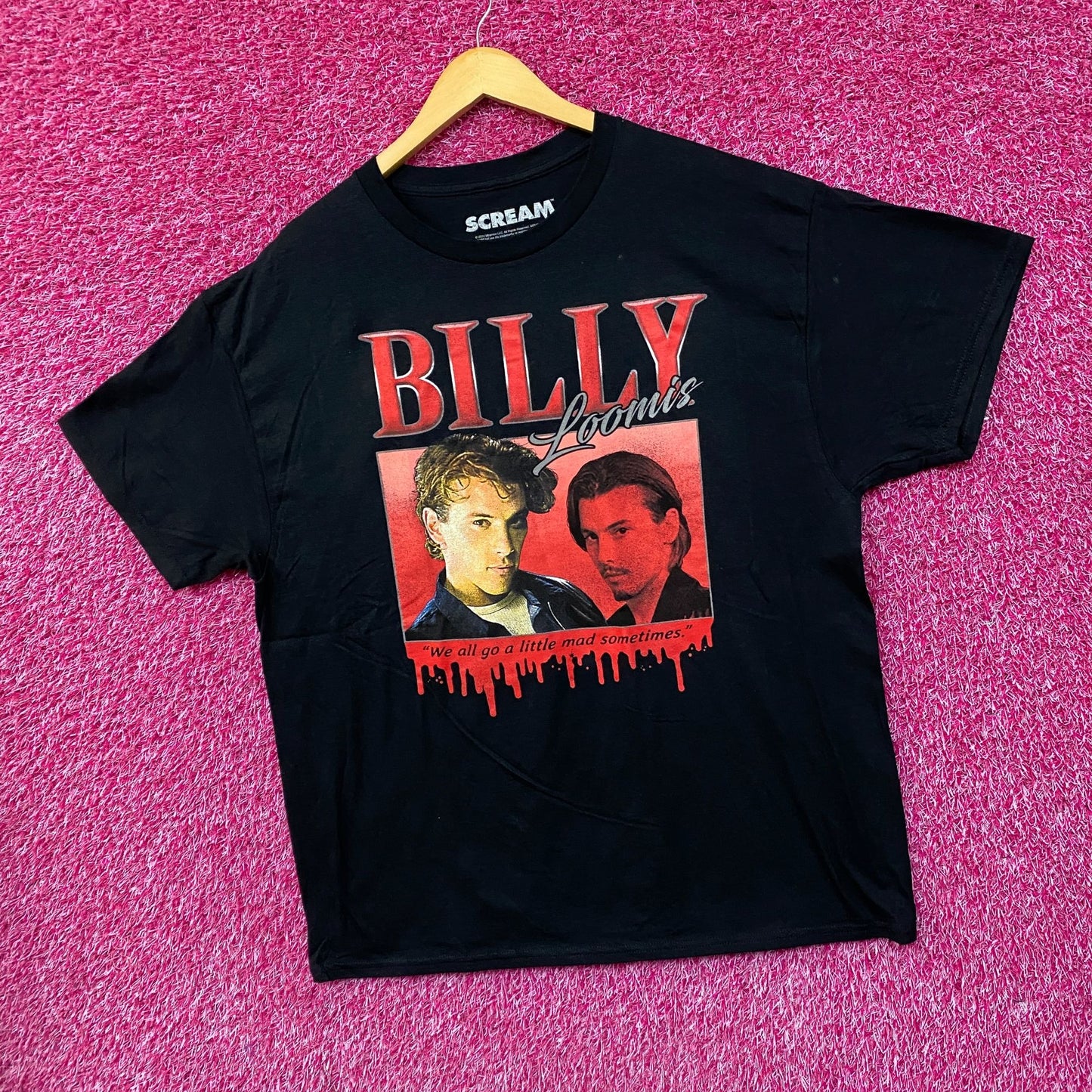 Scream Billy Loomis Horror Movie Classic T-Shirt XL