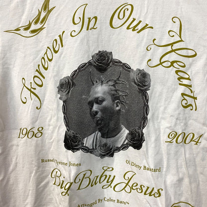 Color Bars x ODB Memorial White Graphic T-Shirt Small