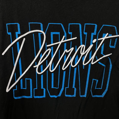 Junk Food Clothing Detroit Lions Women's Long Sleeve Crop Top XS
