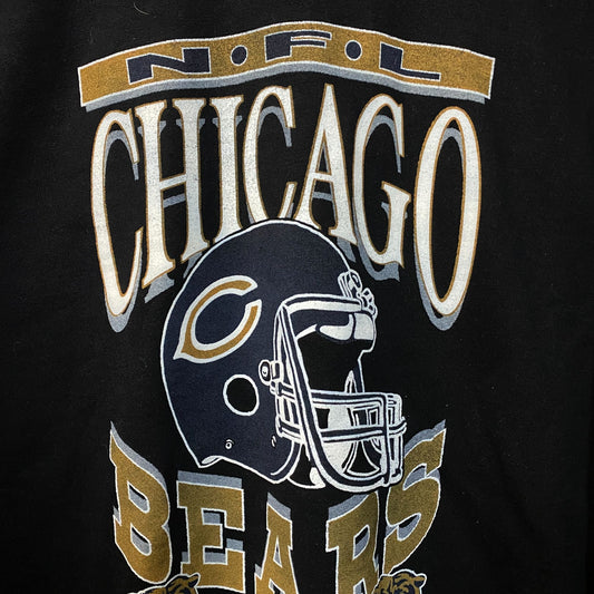 Junk Food Clothing NFL Chicago Bears Helmet Flea Market Crew sweatshirt XL