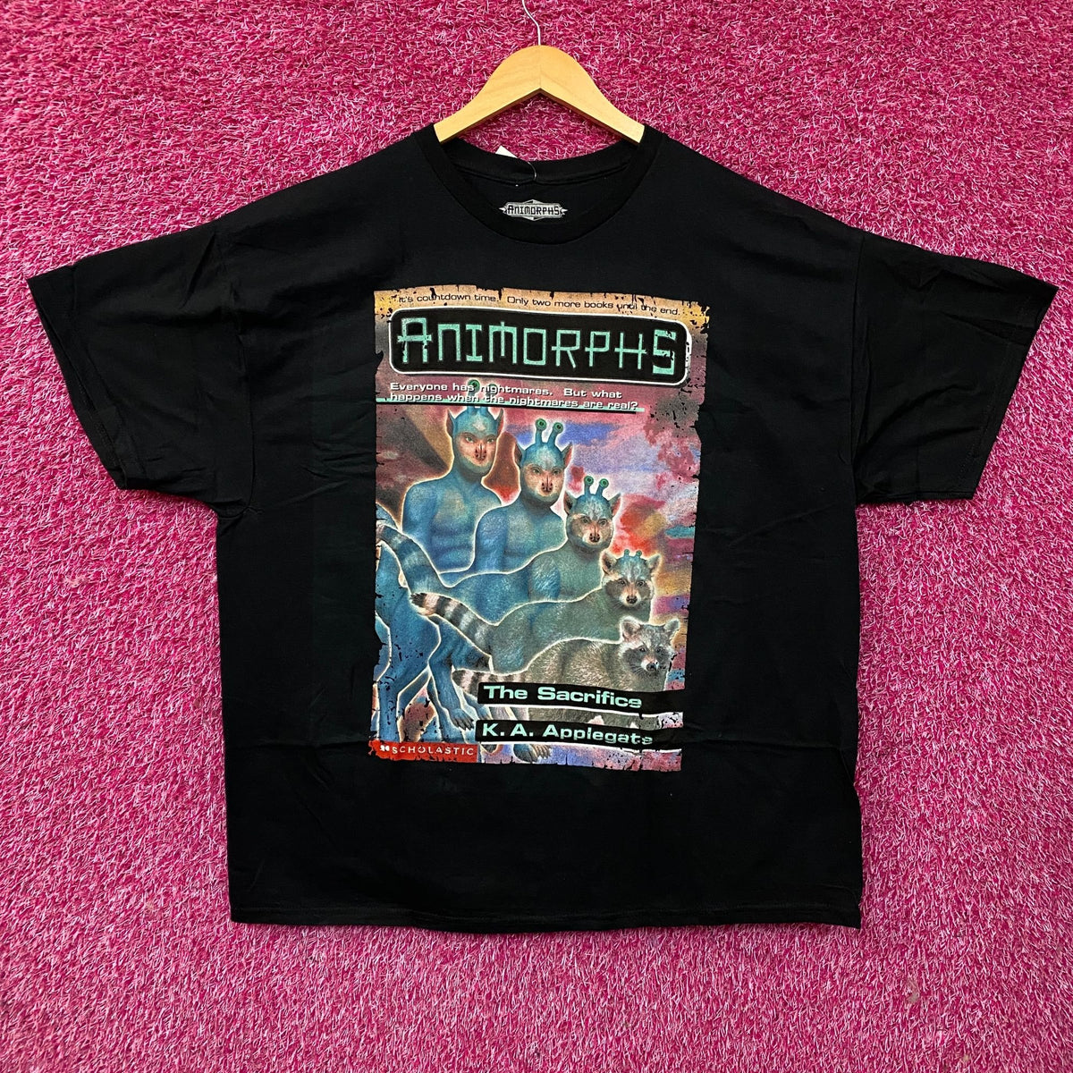 Animorphs The Sacrifice Book Cover Graphic T-Shirt 2XL