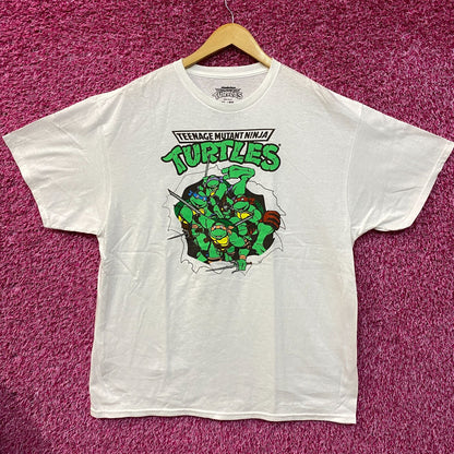 Nickelodeon Teenage Mutant Ninja Turtles Retro Graphic Print T-Shirt XL