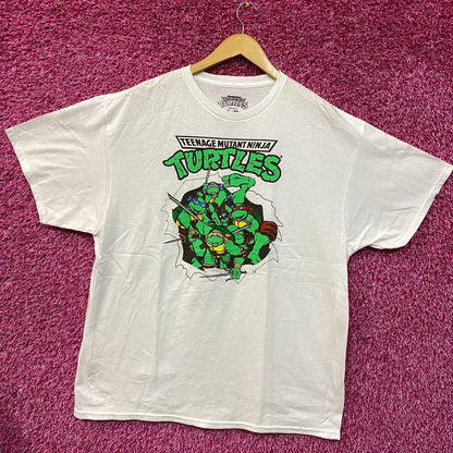 Nickelodeon Teenage Mutant Ninja Turtles Retro Graphic Print T-Shirt XL