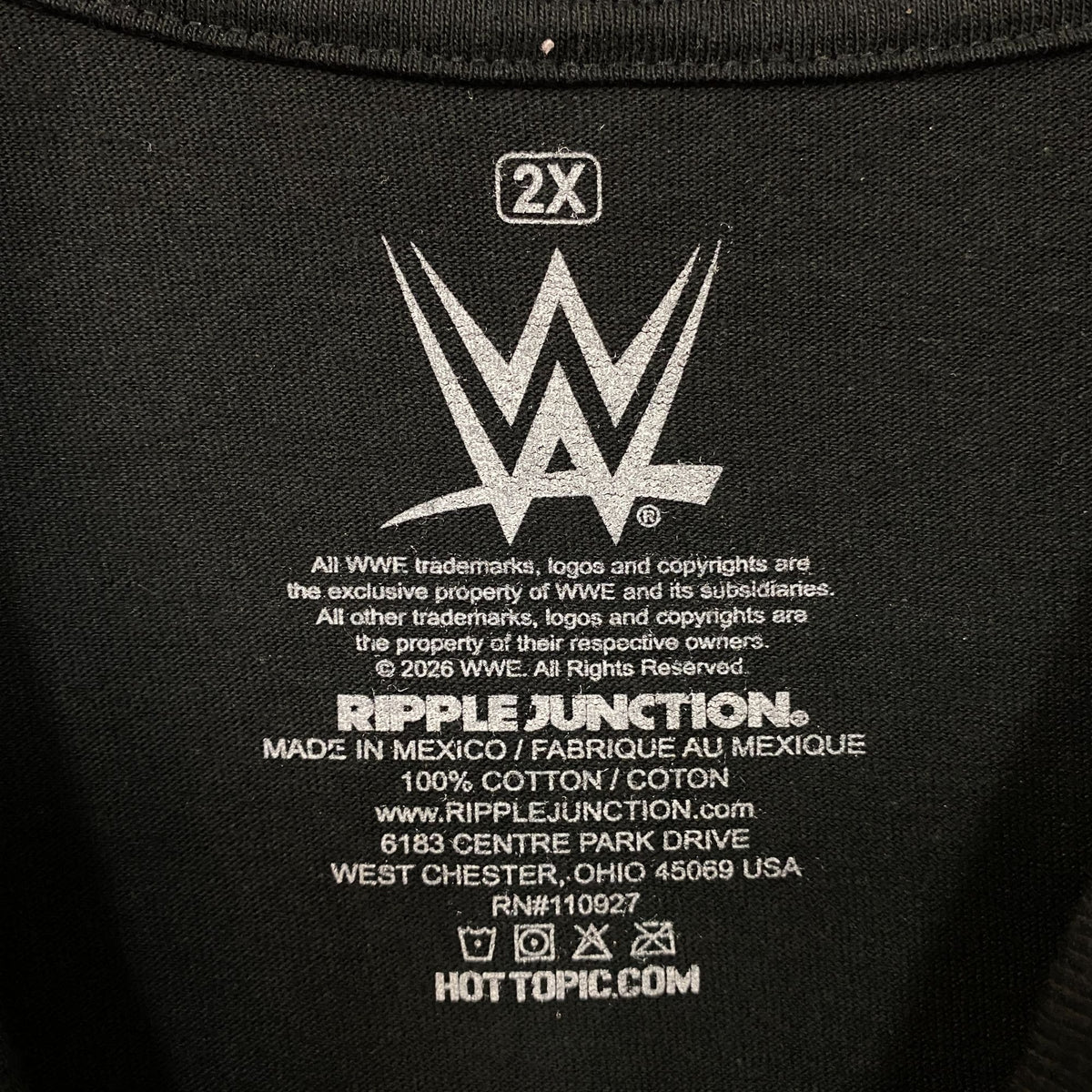 WWE Jey Uso WrestleMania Card Graphic T-Shirt 2XL