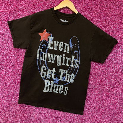 Junk Food "Even Cowgirls Get The Blues" Graphic T-Shirt Small