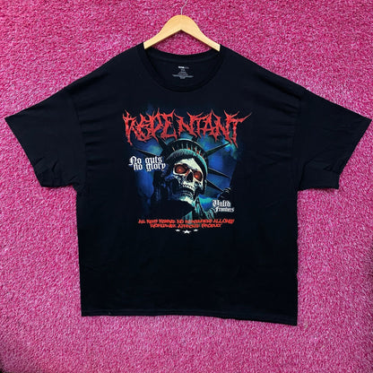 Fashion Nova Repentant Skull Graphic Short Sleeve Tee Shirt 3XL