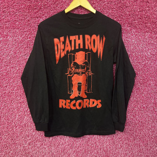 Vintage Death Row Records Black Long Sleeve T- Shirt Small