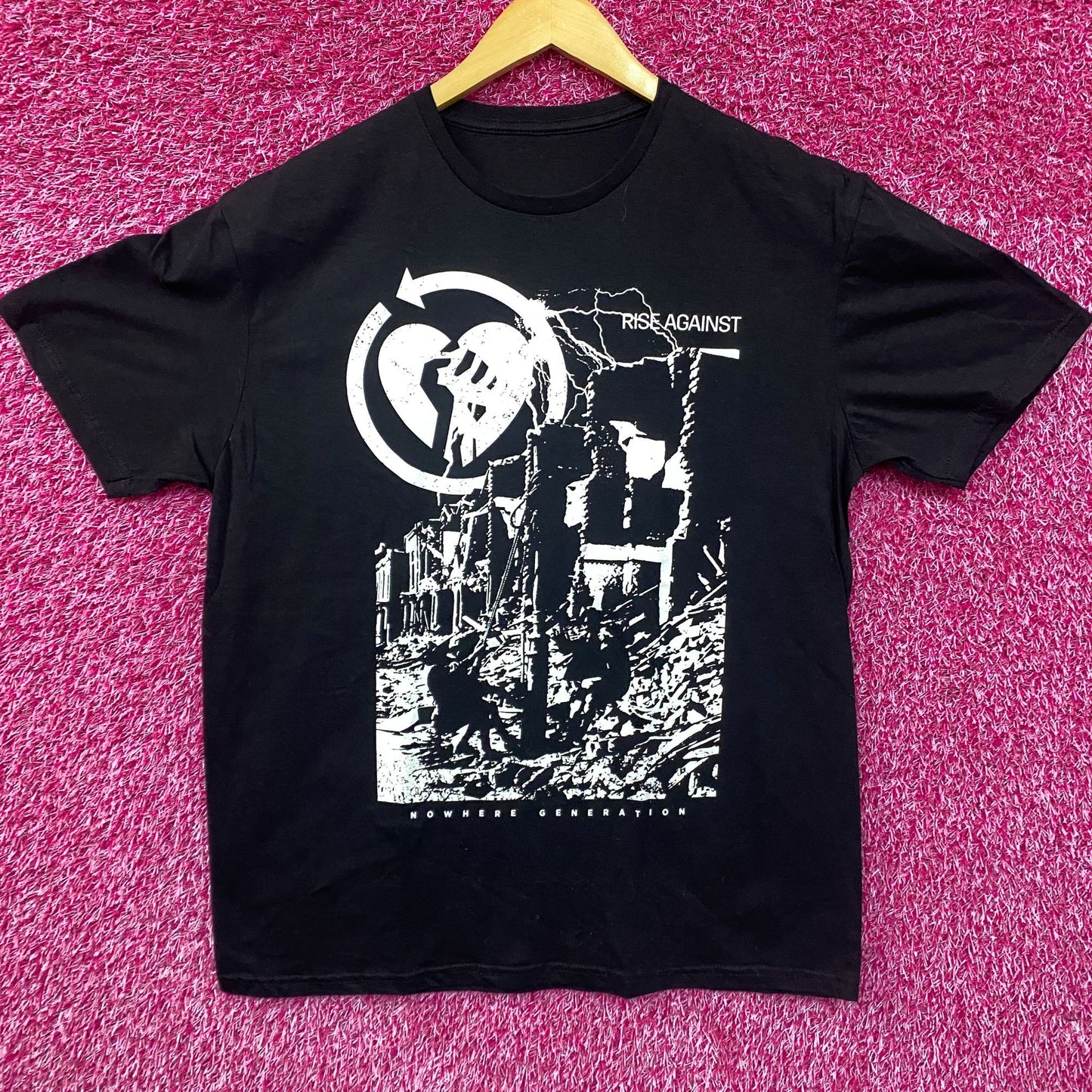 Rise Against Nowhere Generation Tear Down T-shirt Medium