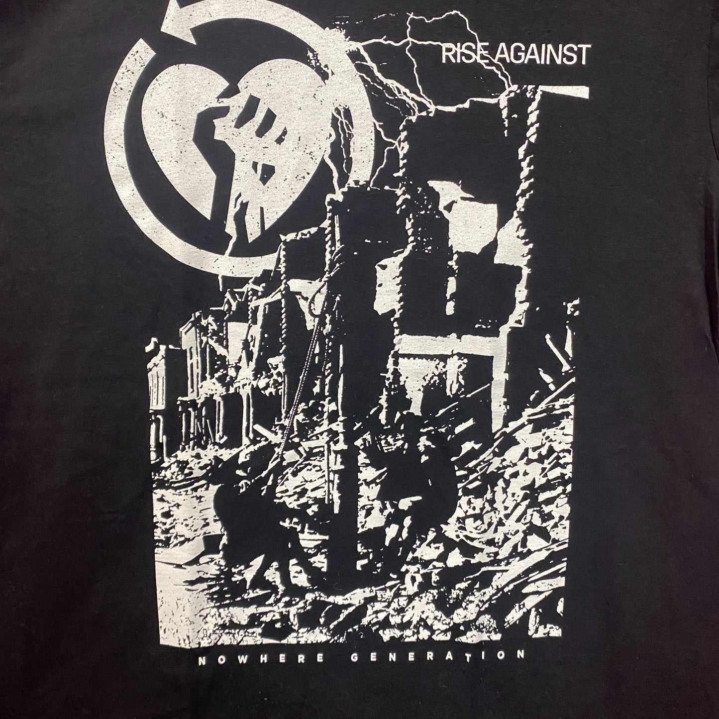 Rise Against Nowhere Generation Tear Down T-shirt Medium