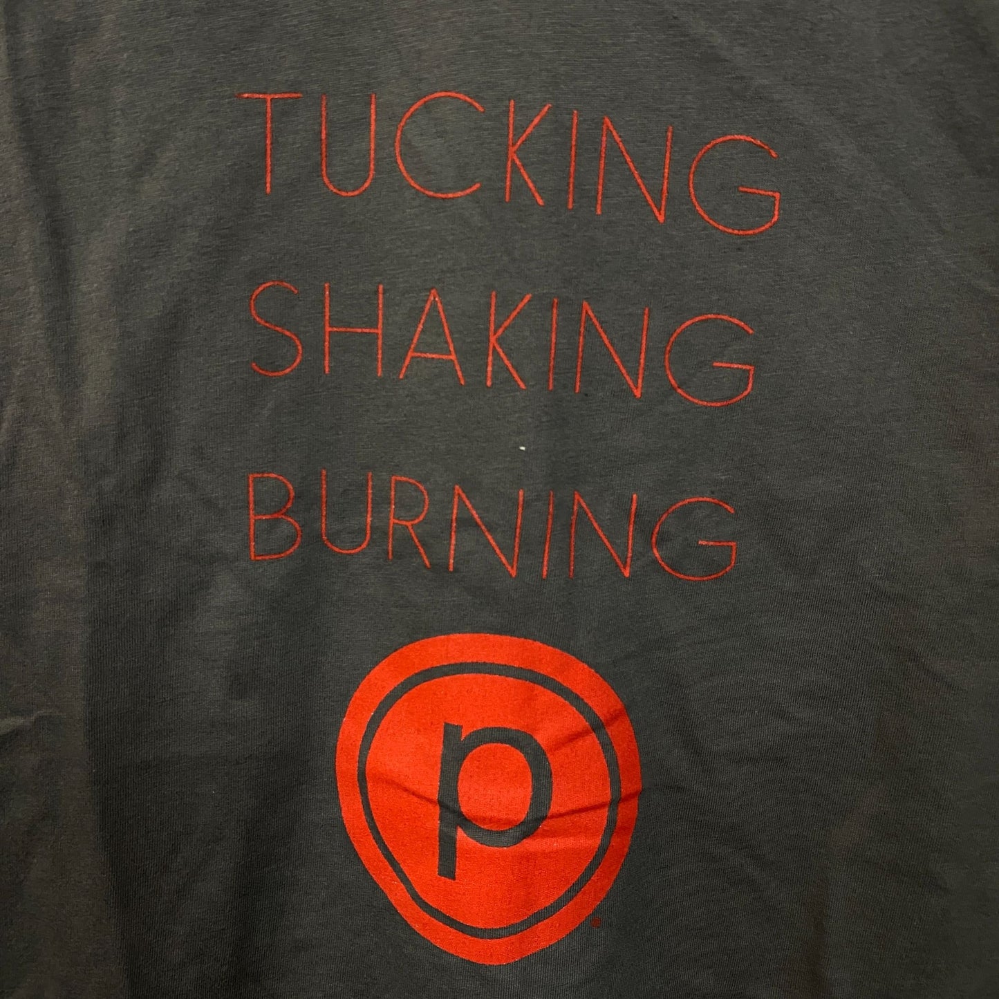 Pure Barre "Tucking, Shaking, Burning" V-Neck Workout Tank Medium
