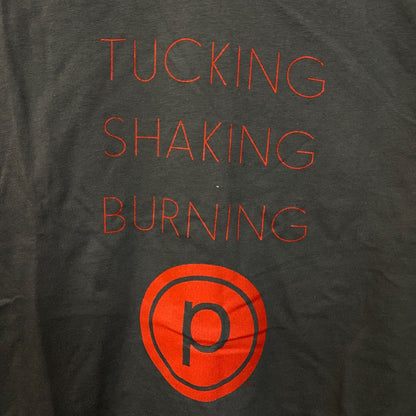 Pure Barre "Tucking, Shaking, Burning" V-Neck Workout Tank Medium