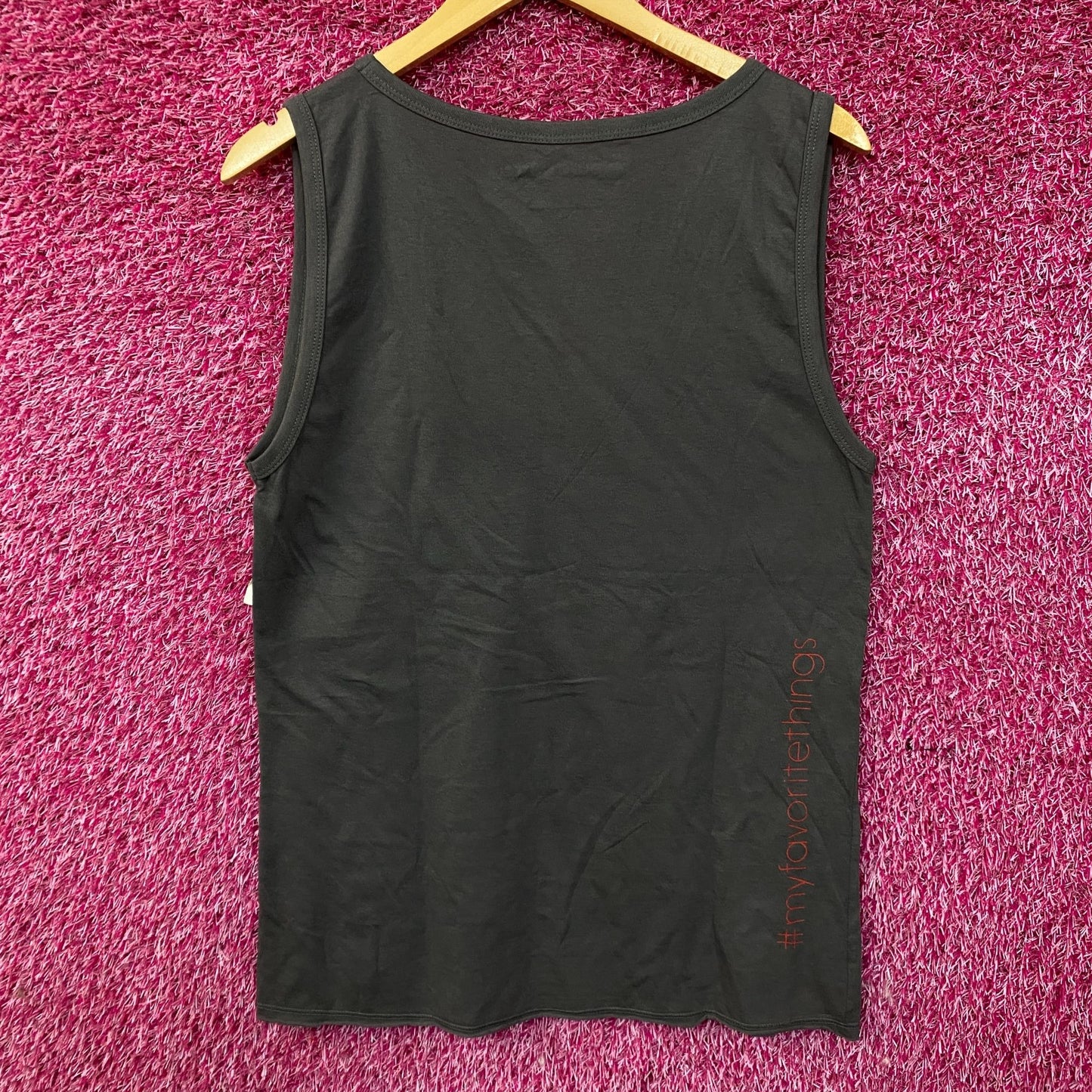 Pure Barre "Tucking, Shaking, Burning" V-Neck Workout Tank Medium