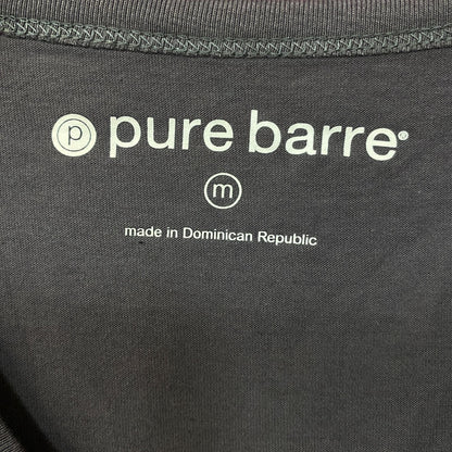 Pure Barre "Tucking, Shaking, Burning" V-Neck Workout Tank Medium