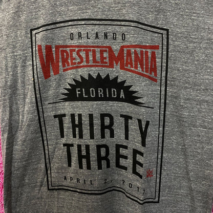 Wrestlemania 33 Orlando Florida 2017 Event Promo WWE Tee M