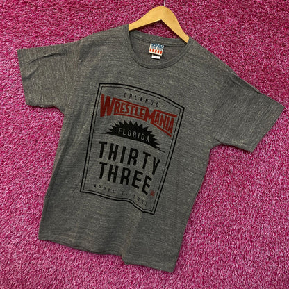 Wrestlemania 33 Orlando Florida 2017 Event Promo WWE Tee M