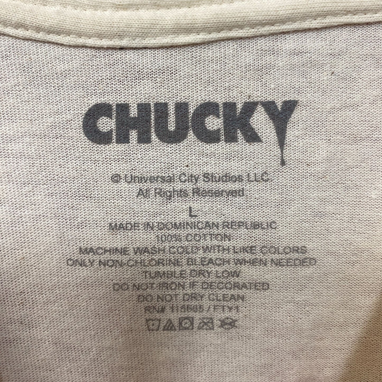 Chucky Childs Play Its Time To Play Horror Movie T-Shirt Large