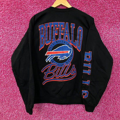 Junk Food Buffalo Bills Glitter Black Crewneck size Medium