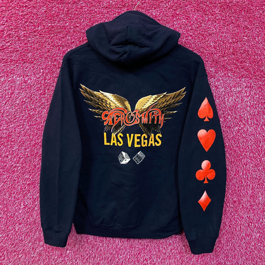 Aerosmith Deuces Are Wild Las Vegas Residency Band Hoodie S