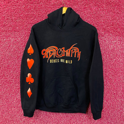 Aerosmith Deuces Are Wild Las Vegas Residency Band Hoodie S