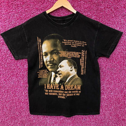 Martin Luther King Jr. Famous Quotes Tshirt size Small