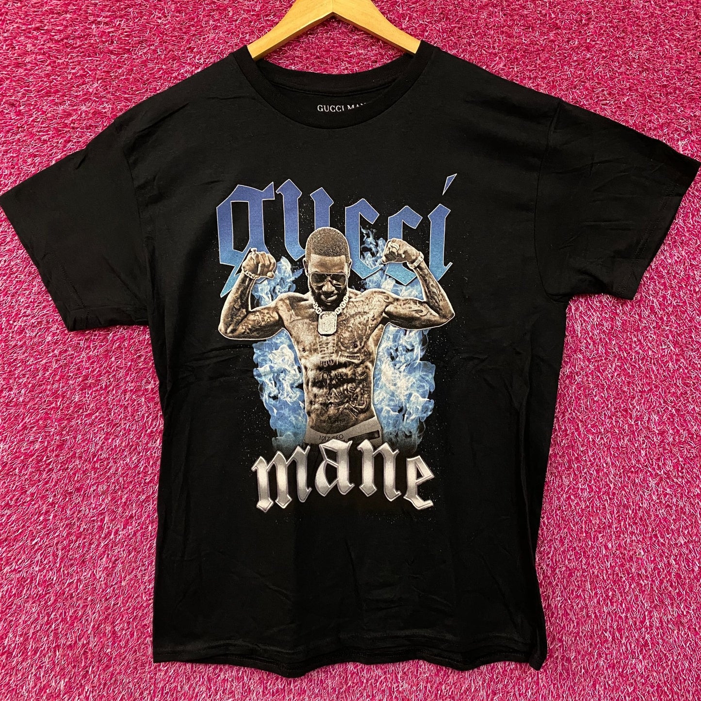 Gucci Mane Graphic Design T-Shirt Large