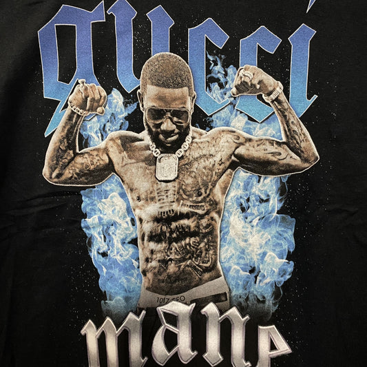 Gucci Mane Graphic Design T-Shirt Large
