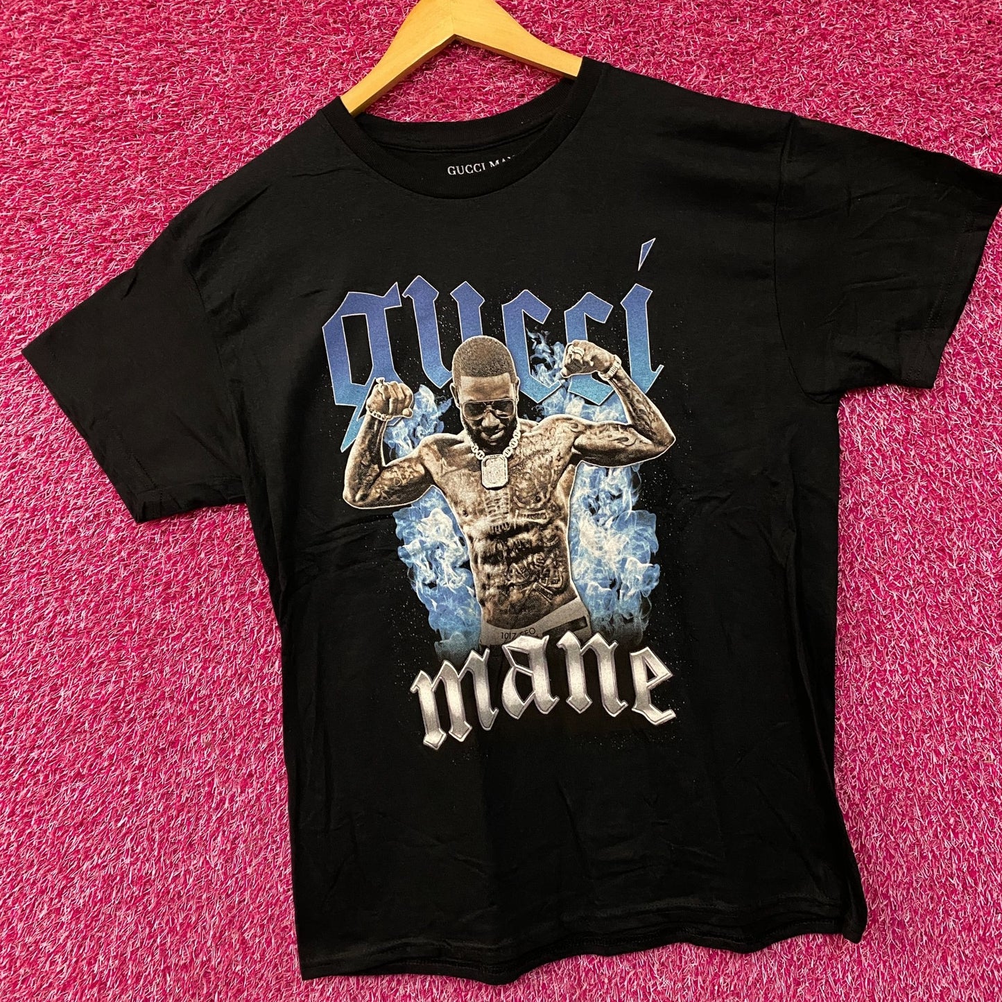 Gucci Mane Graphic Design T-Shirt Large