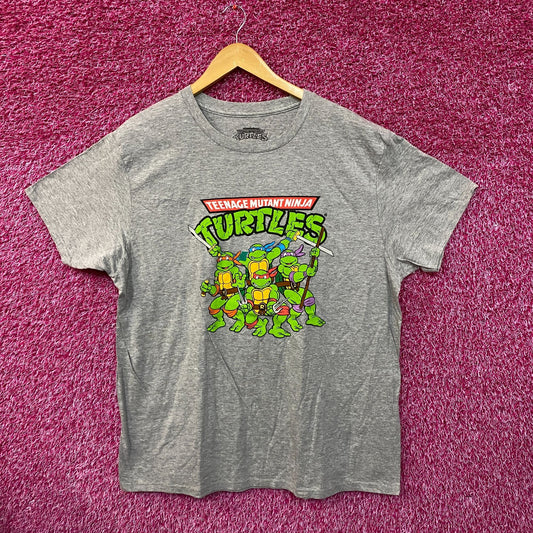 Teenage Mutant Ninja Turtles Gray Tshirt size Extra Large