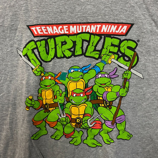 Teenage Mutant Ninja Turtles Gray Tshirt size Extra Large