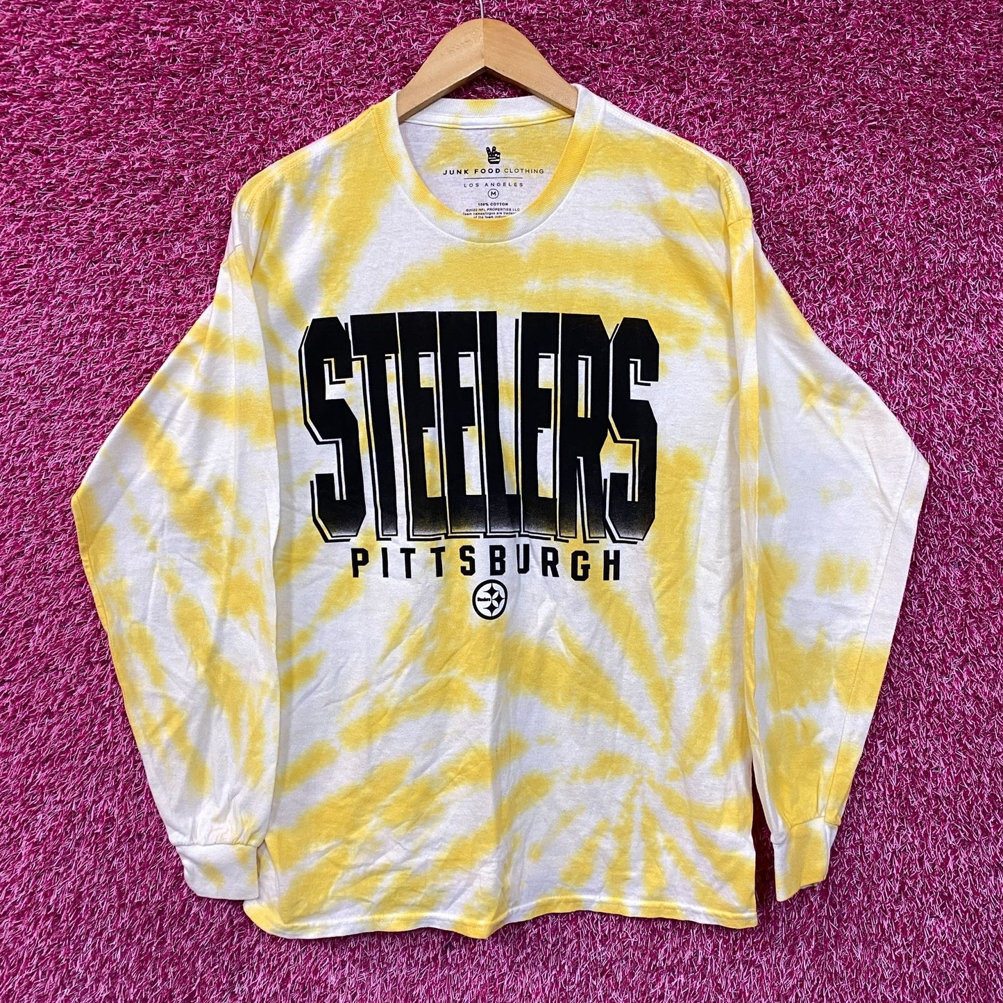 NFL Franchise AFC North Pittsburgh Steelers Tie-Dye Long Sleeve Medium