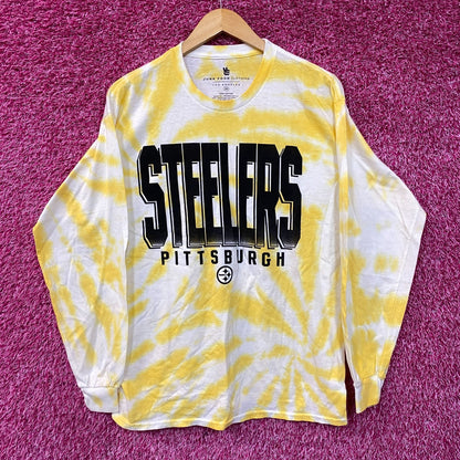 NFL Franchise AFC North Pittsburgh Steelers Tie-Dye Long Sleeve Medium