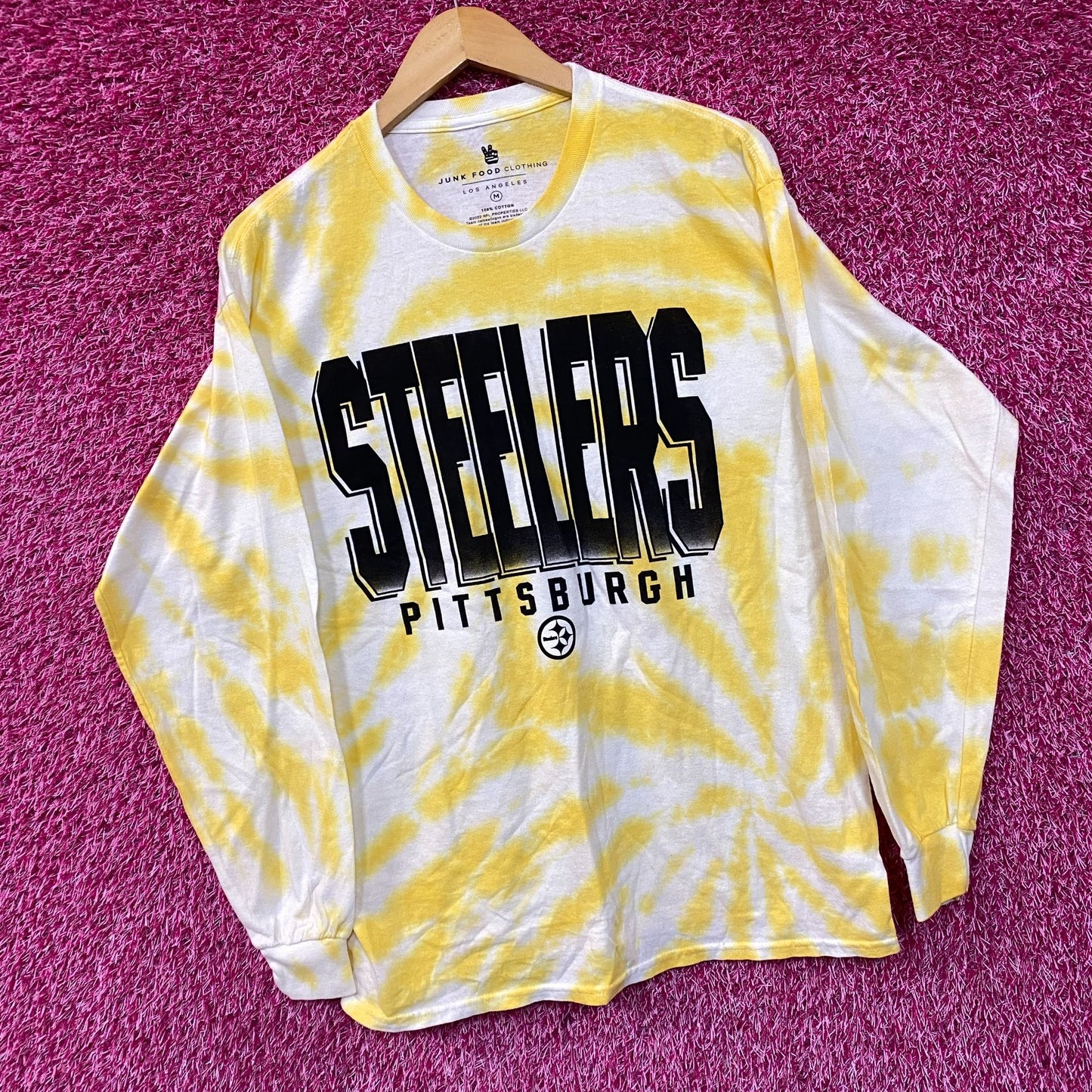 NFL Franchise AFC North Pittsburgh Steelers Tie-Dye Long Sleeve Medium