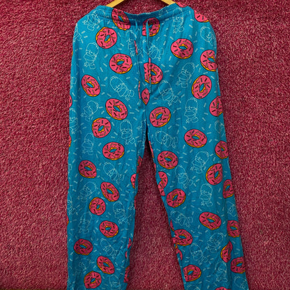 The Simpsons Homer Simpson Donuts Sleep Pants size XXL