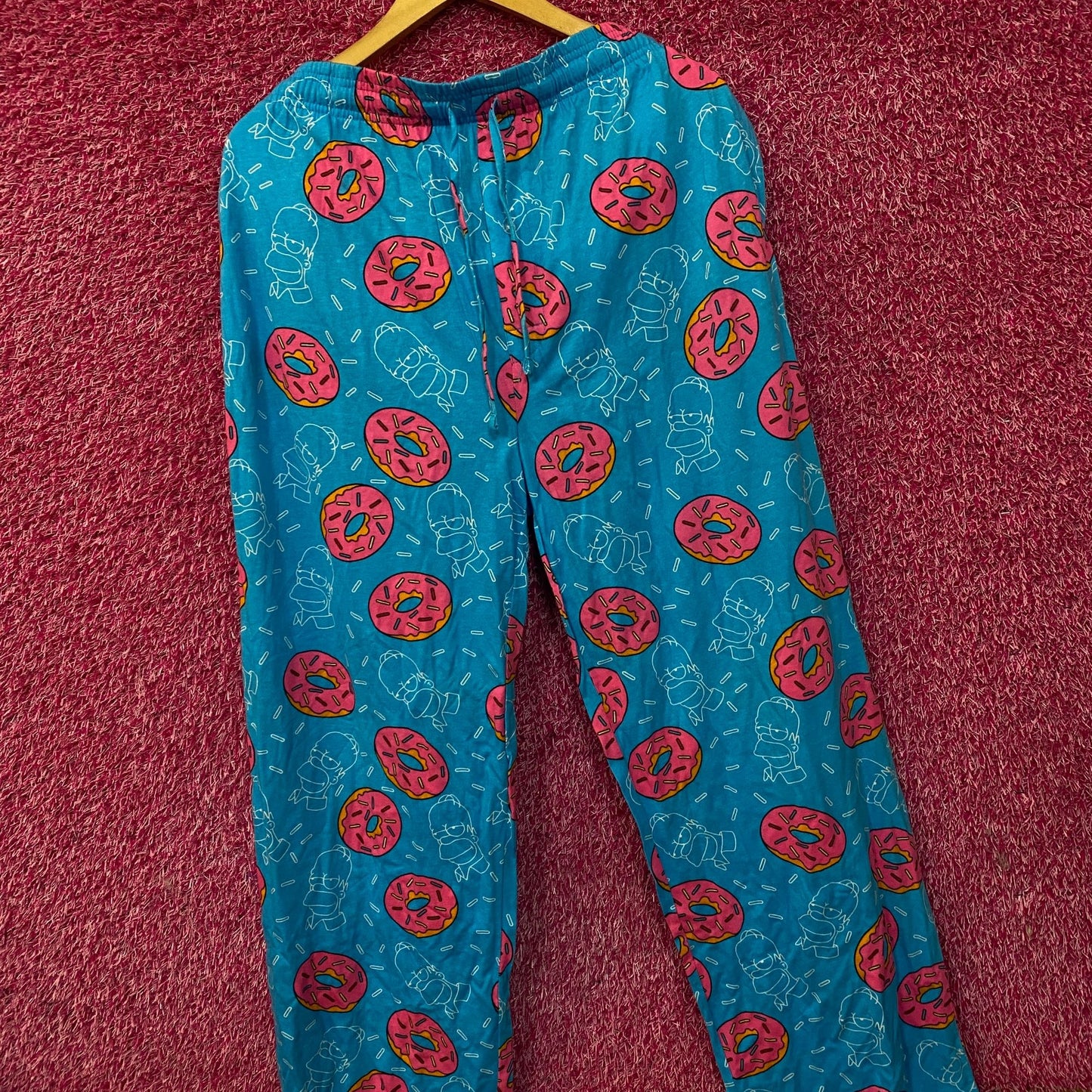 The Simpsons Homer Simpson Donuts Sleep Pants size XXL