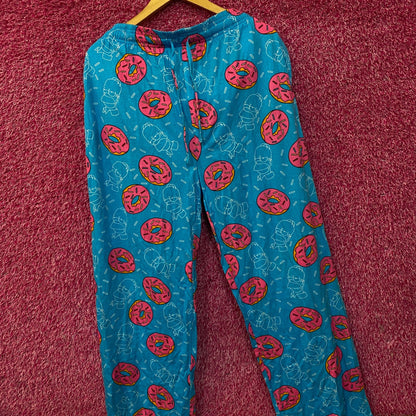 The Simpsons Homer Simpson Donuts Sleep Pants size XXL